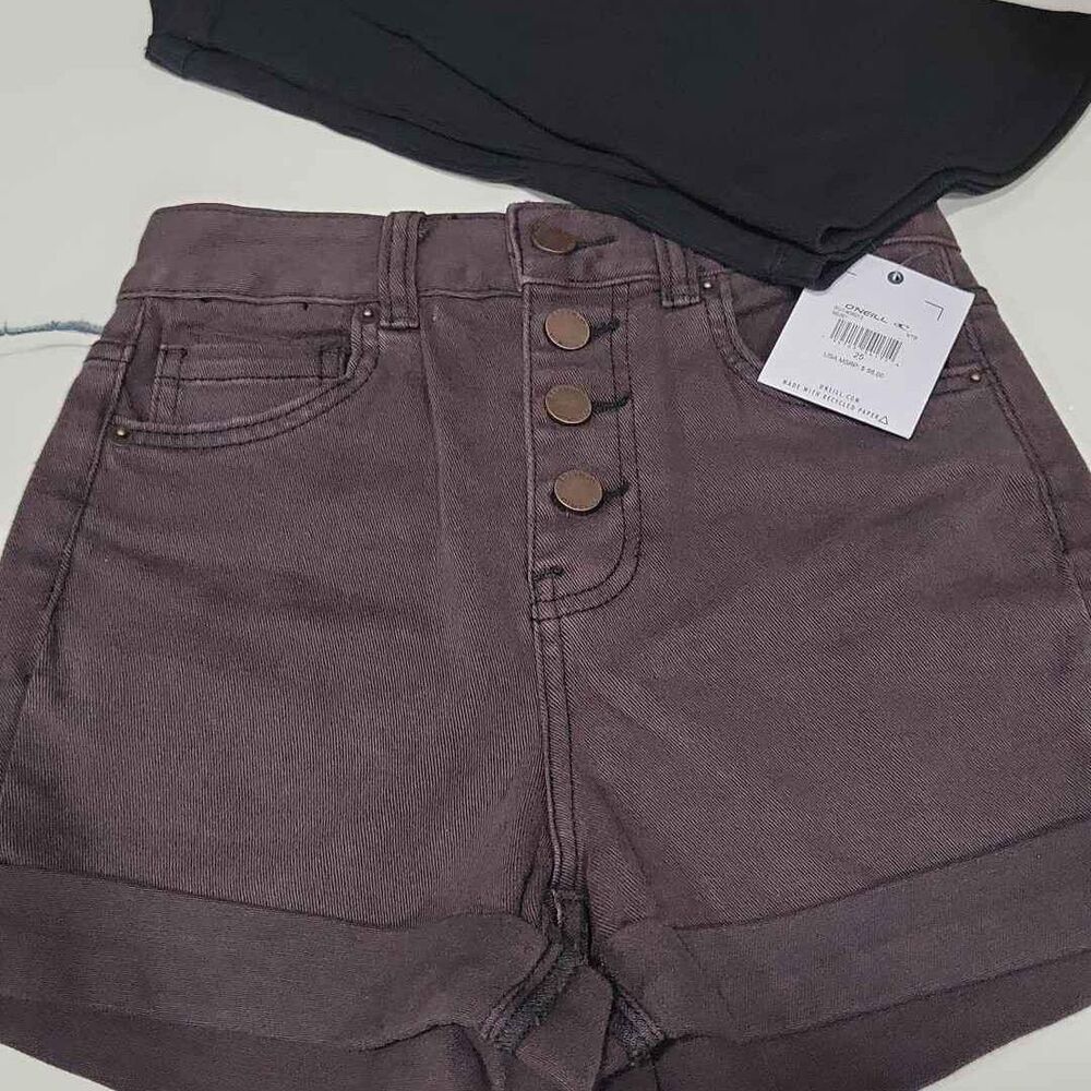 NEW womens/ juniors Shorts ONeill sz 25 Brownish black